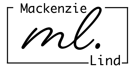 Mackenzie Lind logo with the ML initials